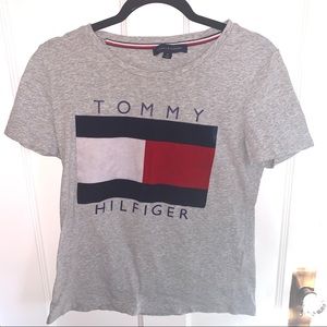 Tommy Hilfiger Velvet-Flocked Logo T-Shirt